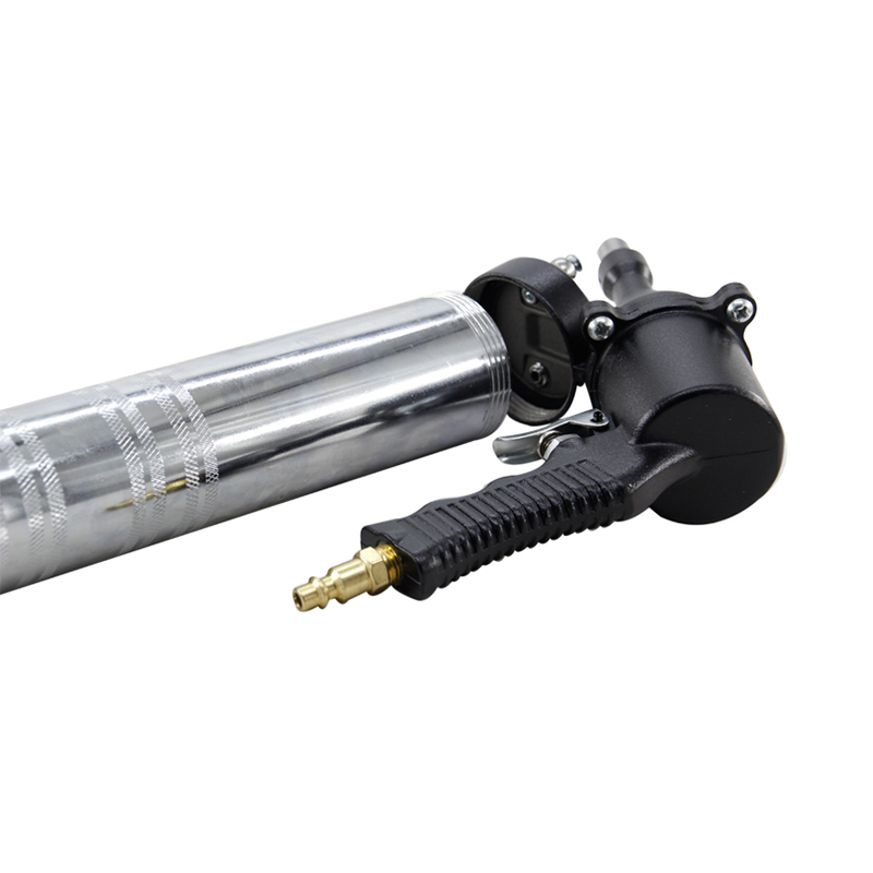 Heavy duty air operated high pressure grease gun for pneumatic grease pump