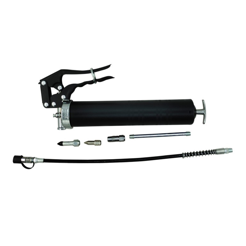 Heavy duty pistol grip aluminum grease gun