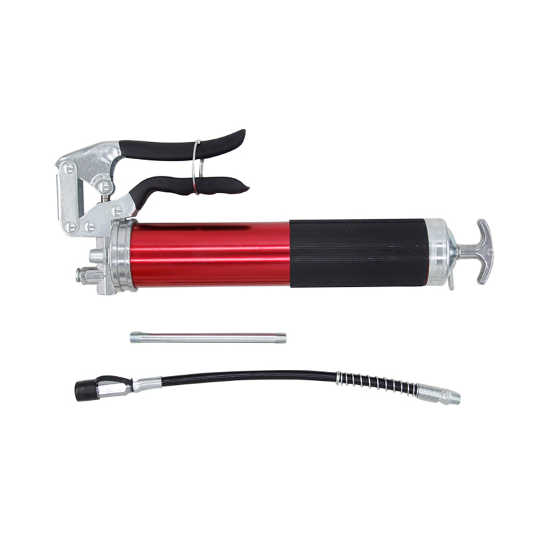 Heavy duty pistol grip aluminum grease gun