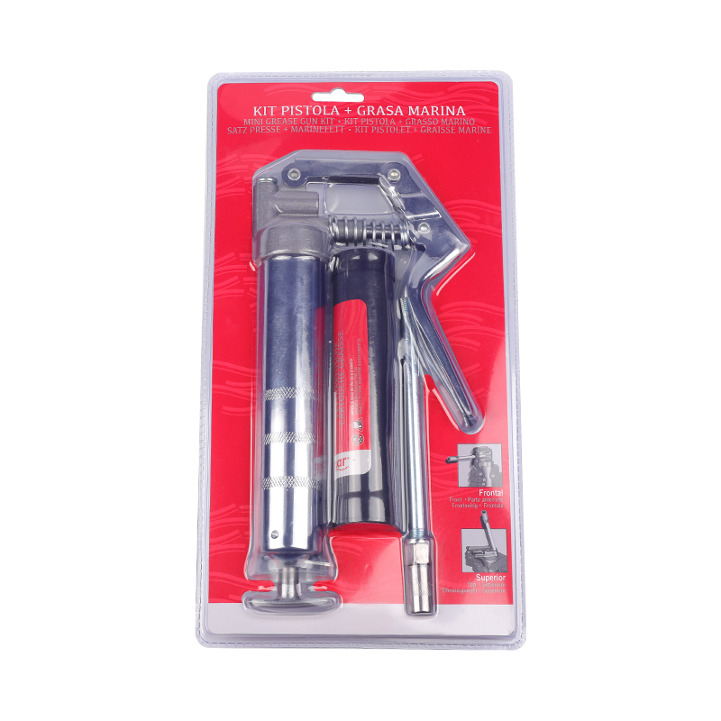 Manual free-angle operation grease gun set